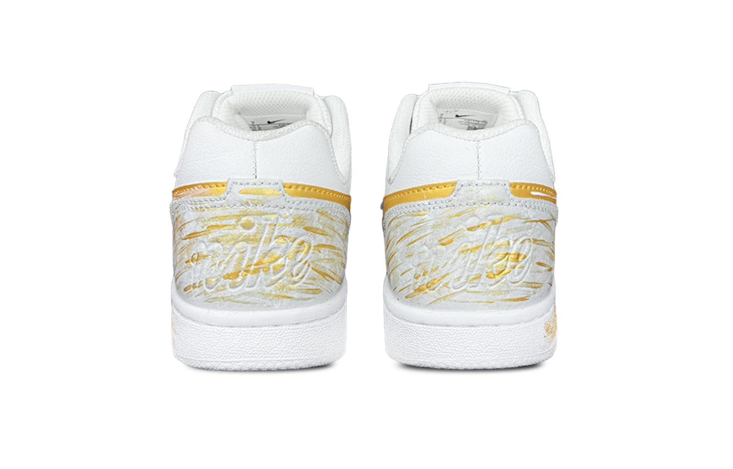 Nike EBERNON Gilded Special Box Shock Absorbers Low Top Skateboard Shoes Unisex Gold купить в интернет-магазине Yoocart с быстрой доставкой по России.