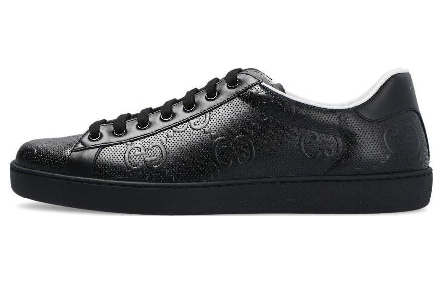 GUCCI Ace 'GG Embossed Black'