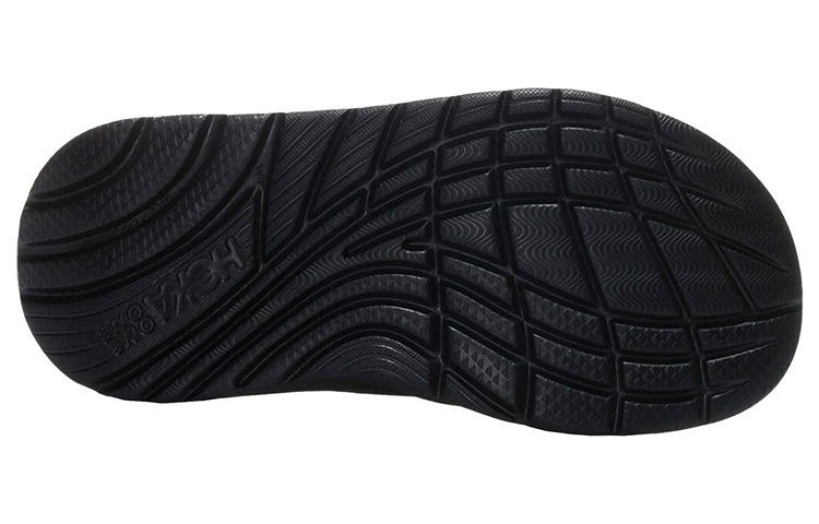 HOKA ONE ONE Ora Recovery Flip Black Dark Gull Grey