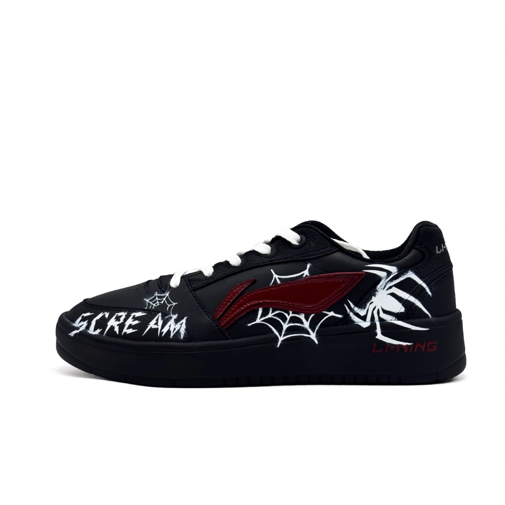 LiNing Yuanbao V3 Coverage Cushioning Abrasion Resistant Low top Skateboard Shoes Men's Black