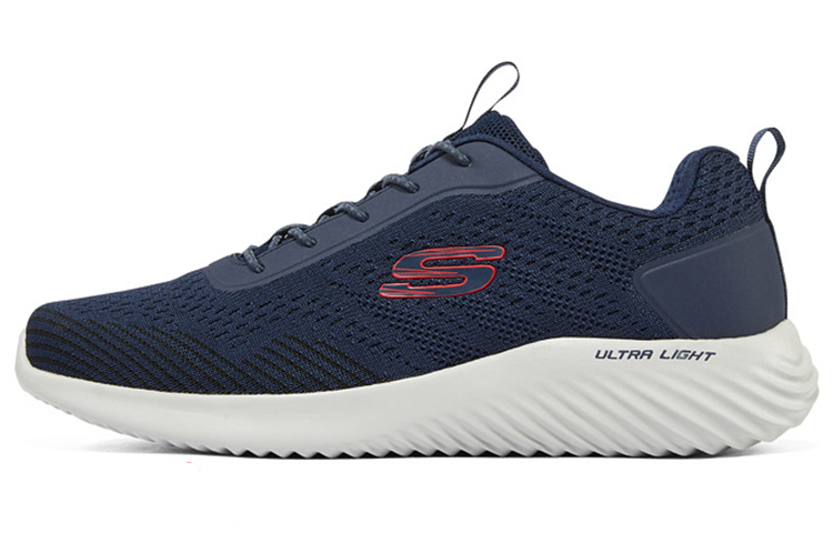 Skechers Bounder Low Top Casual Shoes Men's Marine Blue