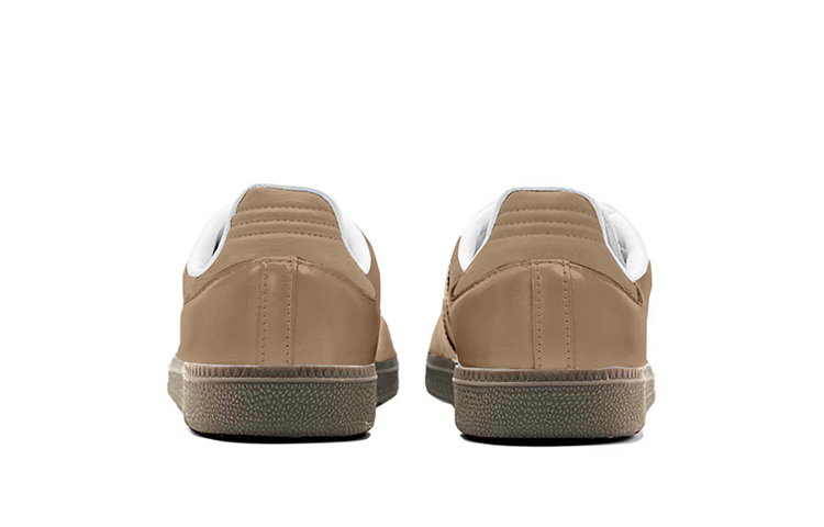 Adidas Originals SAMBA OG Coverage Slip Resistant Impact Resistance Low Top Skateboard Shoes Unisex Beige Brown
