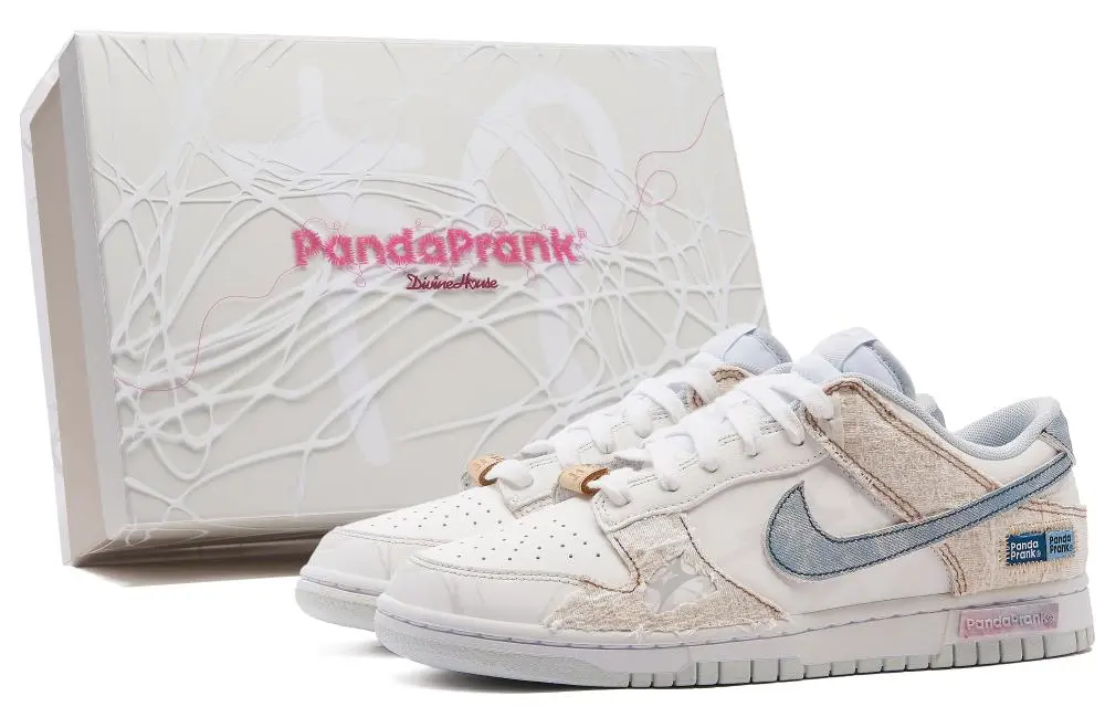 Nike Dunk Skateboard Shoes Unisex Low top White/Blue