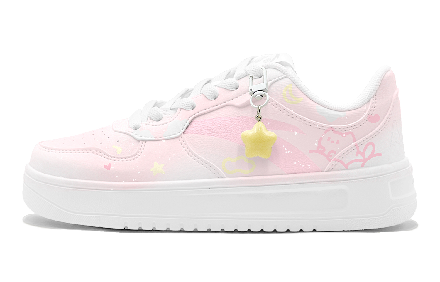ANTA Skateboard Shoes Women's Low top Yellow