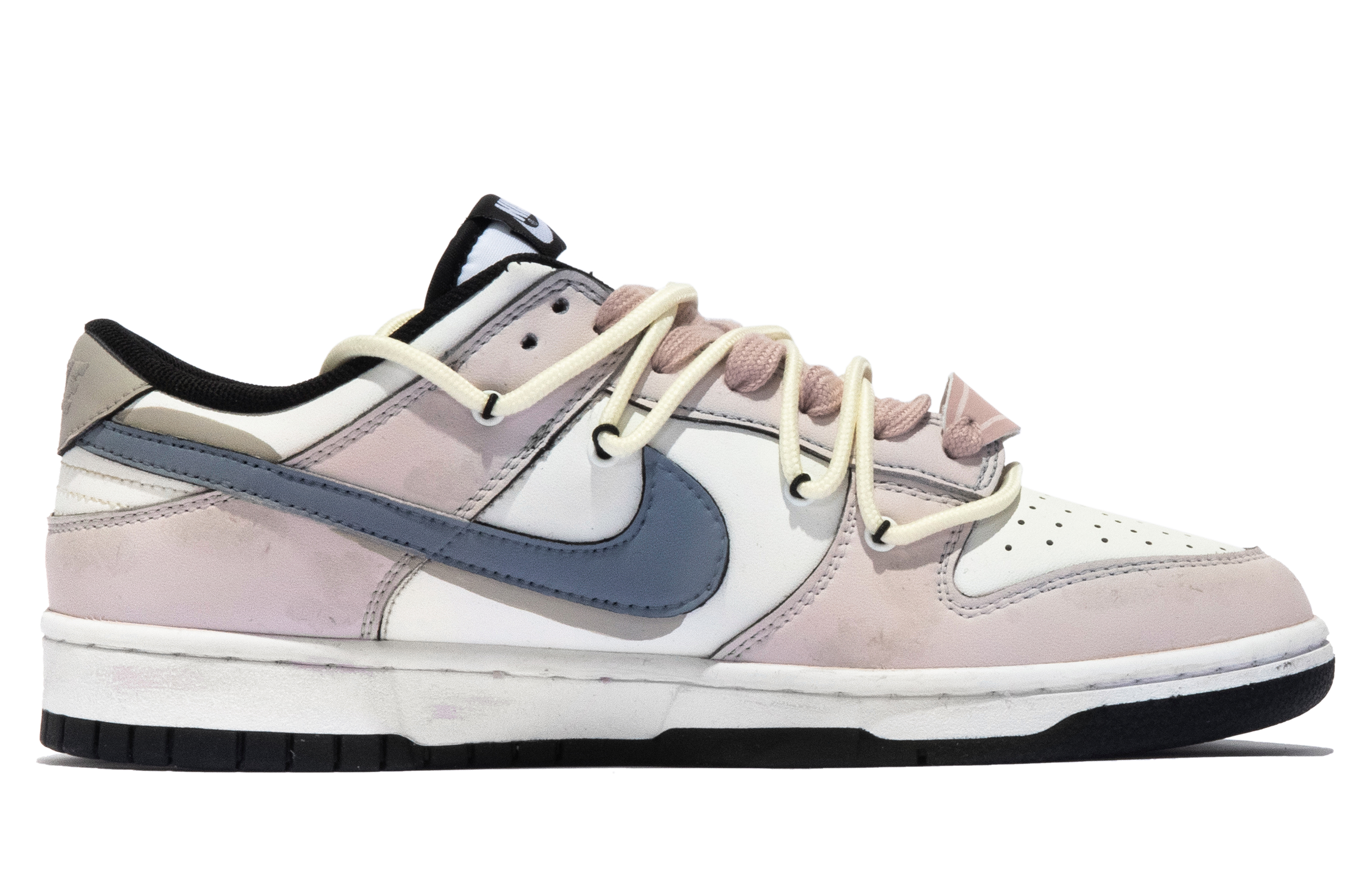 Nike Dunk Low top Skateboard Shoes Unisex Blue Pink White