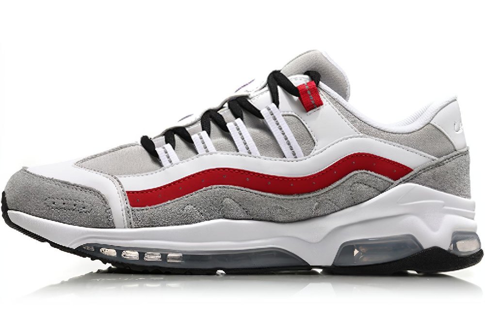 LiNing Back To The Future Cushioned Slip-Resistant Low-Top Casual Shoes Men's Glacier Gray