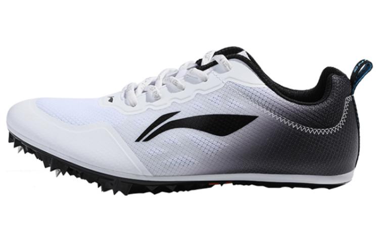 LiNing Shock Absorbers Slip Resistant Abrasion Resistant Low top Running Shoes Unisex White Black