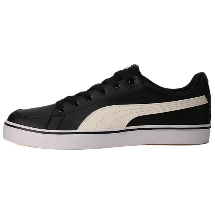PUMA Anti Slip Wear Resistant Low Top Skateboard Shoes Unisex Black Brown