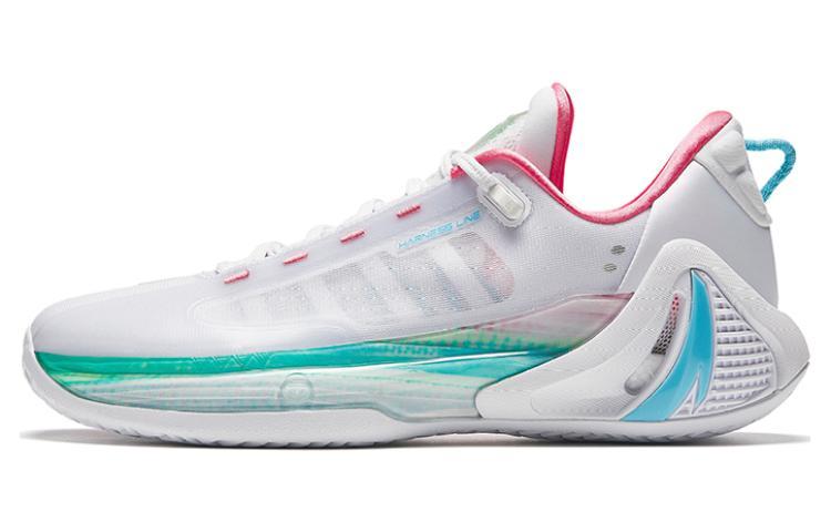 ANTA GH4 Basketball Shoes Men Low-Top White/Blue/Red