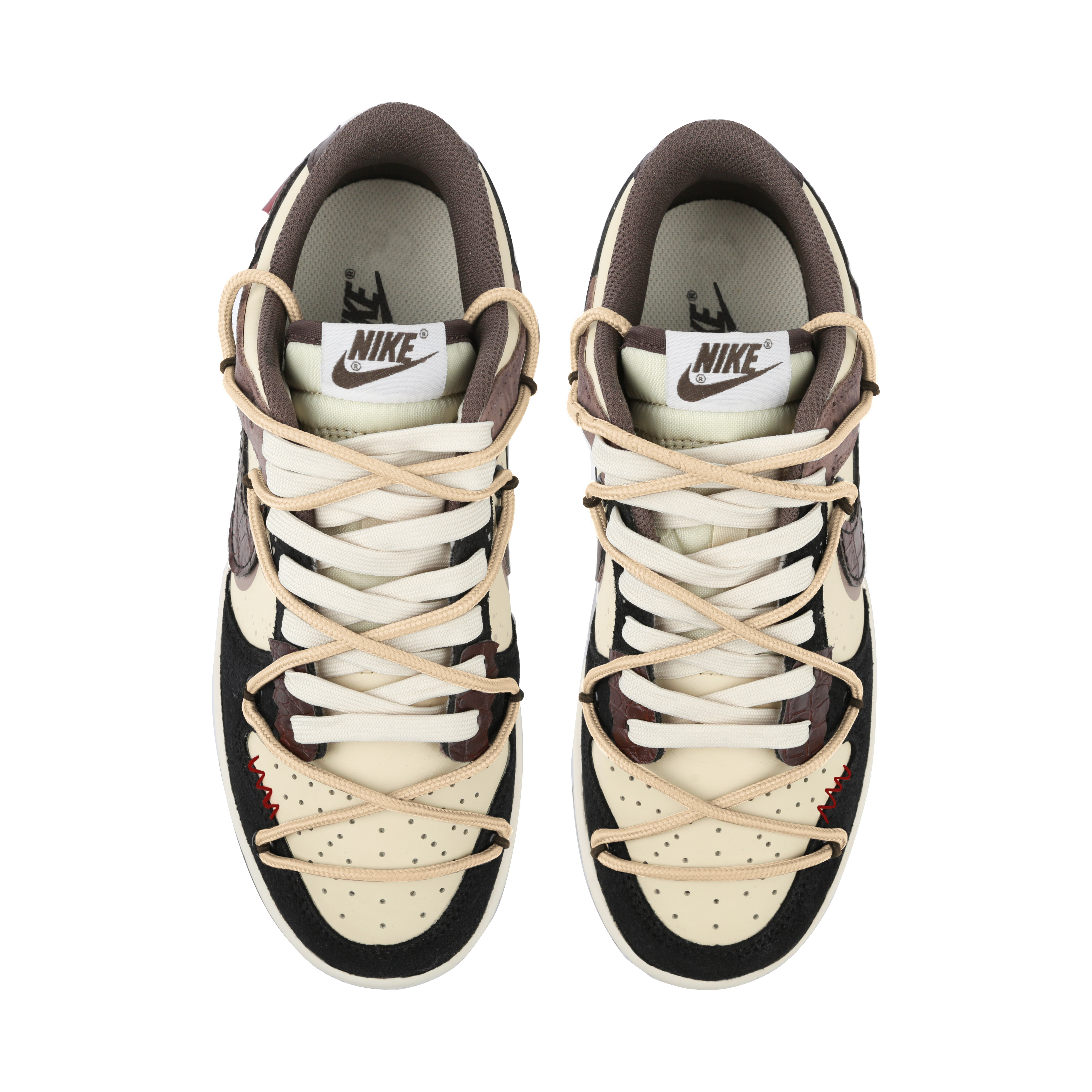Nike Dunk Low Retro PRM 'Cheetah' Mocha Frenzy Slip-Resistant Low-Top Skateboard Shoes Unisex Beige Brown Black купить в интернет-магазине Yoocart с быстрой доставкой по России.