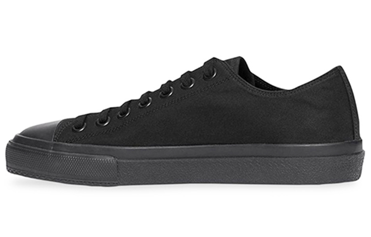 Burberry Vintage Low Top Canvas Shoes Women's Black