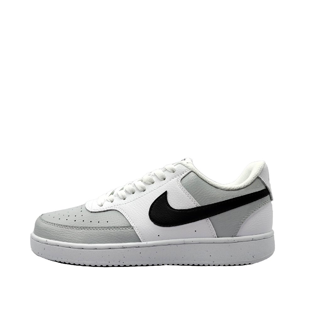 Nike Court Vision 1 Low Top Skateboard Shoes Men's White Gray
