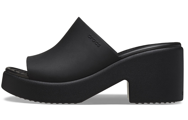 Crocs Brooklyn Slide Heels 'Black' Women's