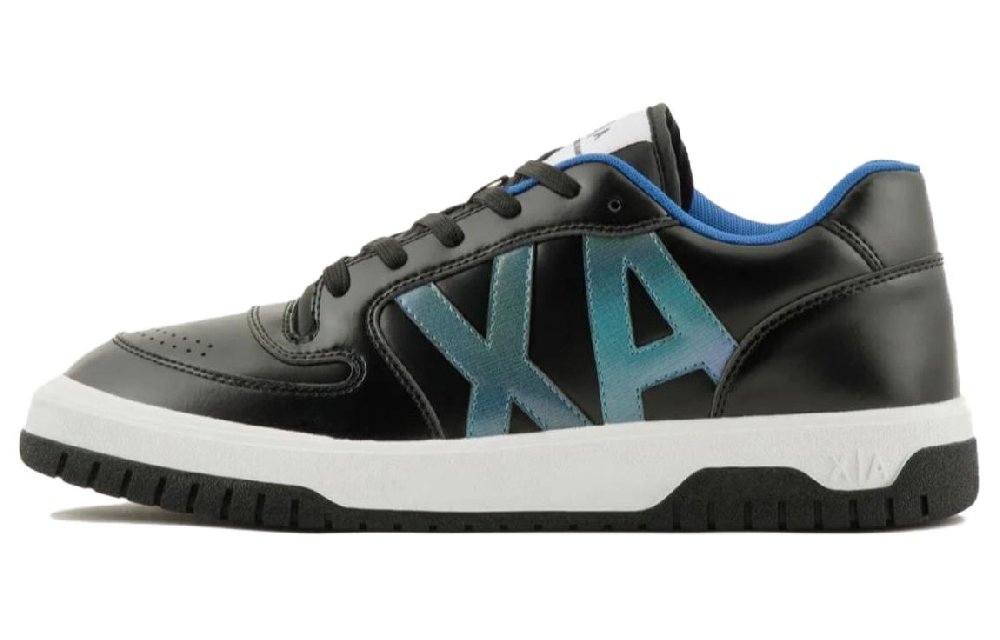 ARMANI EXCHANGEAE Low Top Skateboard Shoes Men's Black