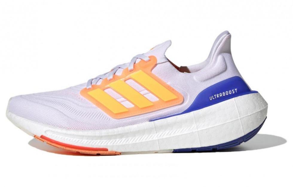 Adidas Ultra Boost Light Cloud White Solar Gold Lucid Blue