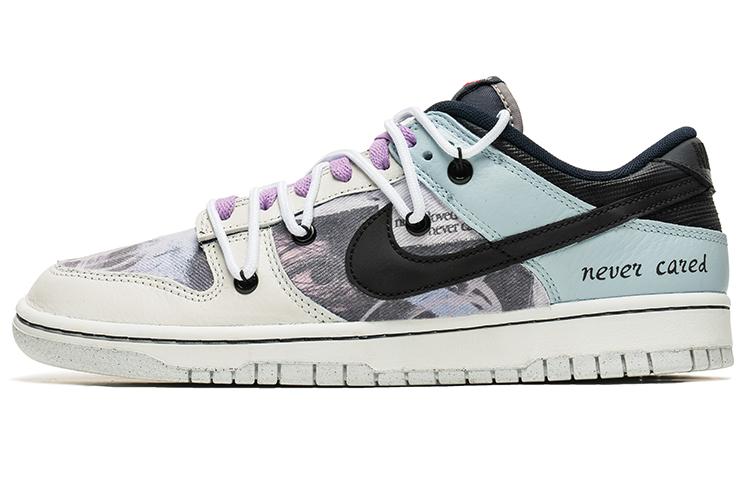 Nike Dunk Low Low-Top Skateboard Shoes Men's Gray Blue купить в интернет-магазине Yoocart с быстрой доставкой по России.