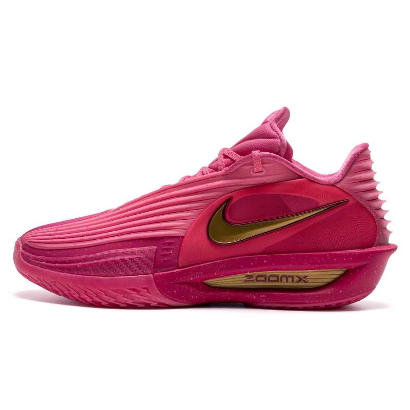 Nike GT Cut 3 Turbo Abrasion Resistant Low Top Basketball Shoes Men's Pink