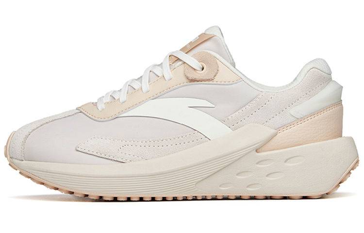 Anta Icing Cushioning Anti-Slip And Wear-Resistant Low-Top Sports Casual Shoes Women's Ecru
