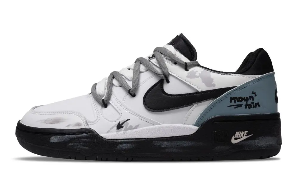 Nike Full Force Deep Mountain Wilderness Thermal Cushioning Slip Resistant Low top Skateboard Shoes Men's Blue