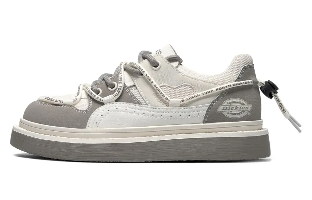Dickies Low-Top Skateboard Shoes Women's Beige Gray