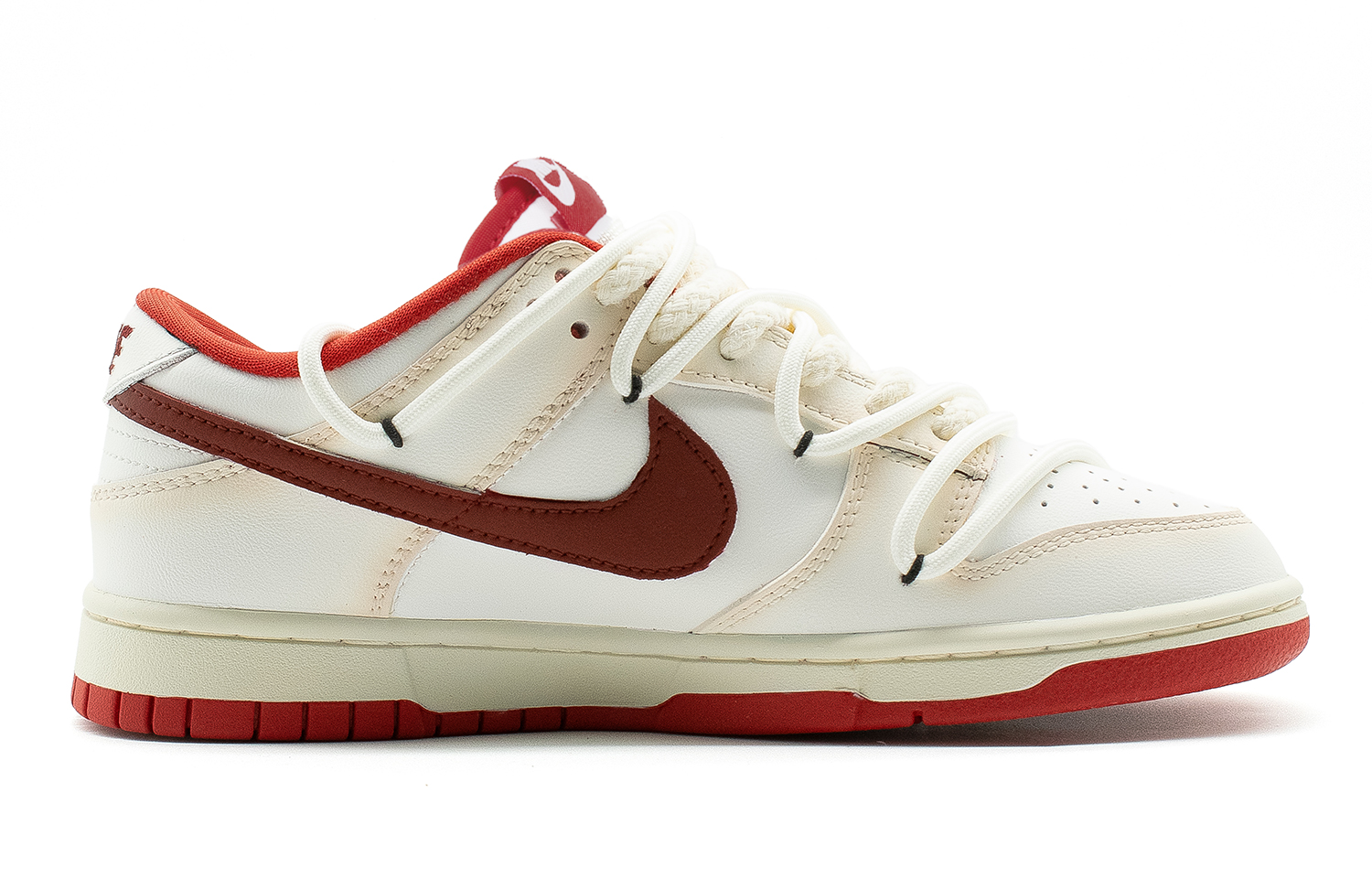 Nike Dunk Start Of Autumn Abrasion Resistant Low top Skateboard Shoes Unisex Brown White