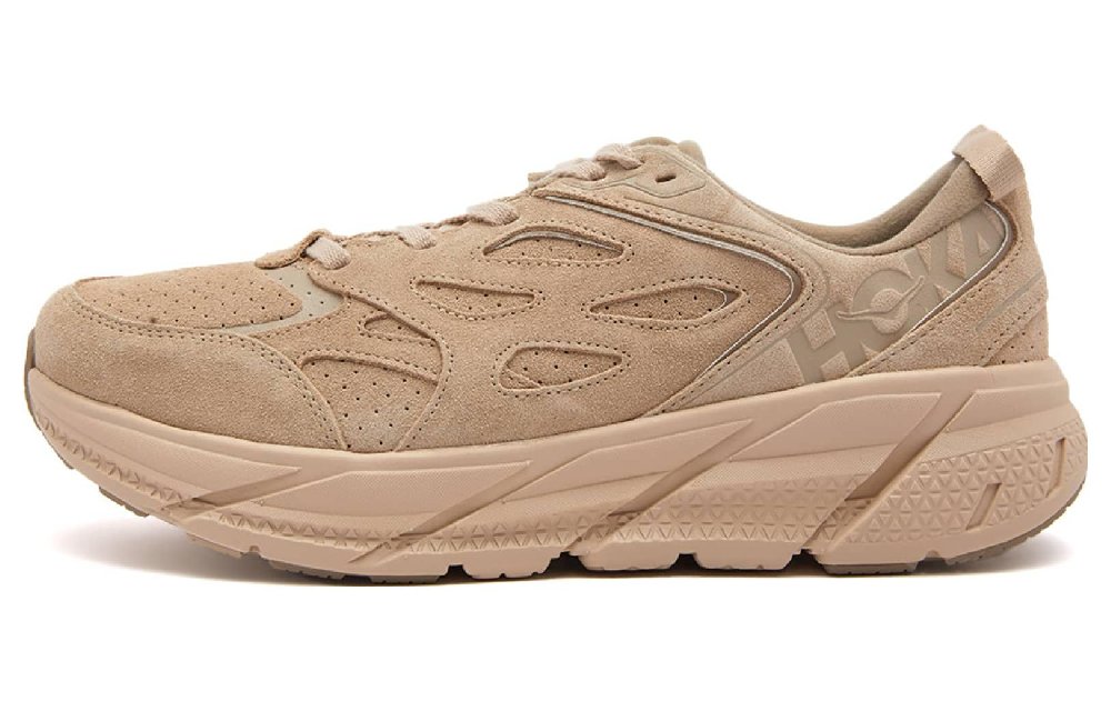 HOKA ONE ONE Clifton L Suede Shifting Sand Dune All Gender