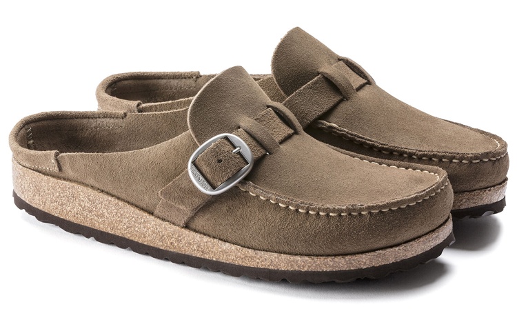 Birkenstock Buckley Suede Leather 'Gray Taupe' Women's купить в интернет-магазине Yoocart с быстрой доставкой по России.