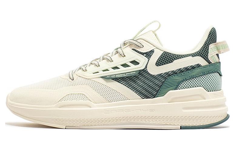 361° Anti-Slip Wear-Resistant Low-Top Casual Shoes Men's Beige Green