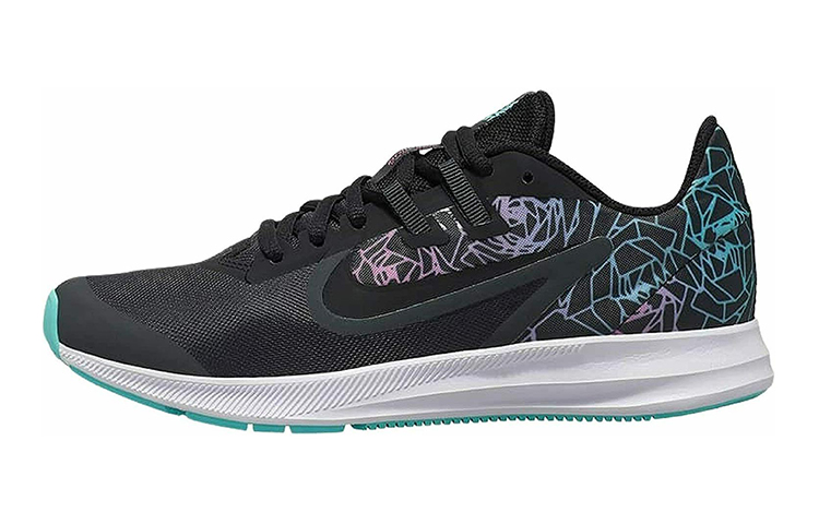Nike Downshifter 9 Rebel 'Black White Blue' Gs