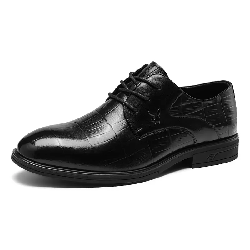 Playboy Dress Shoes Men's Black