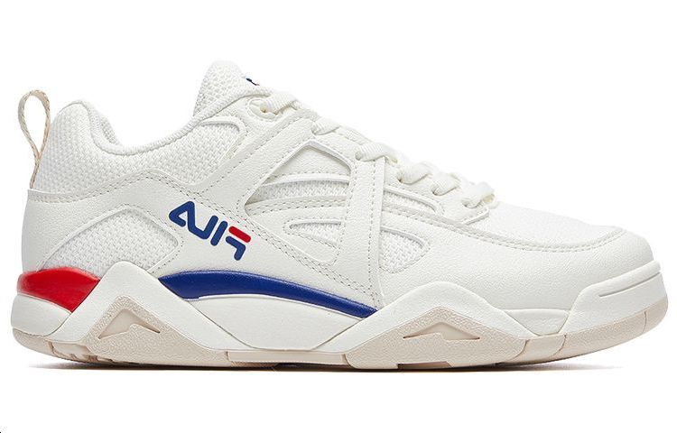 FILA Cage Knit Low White/Blue/Red Women's