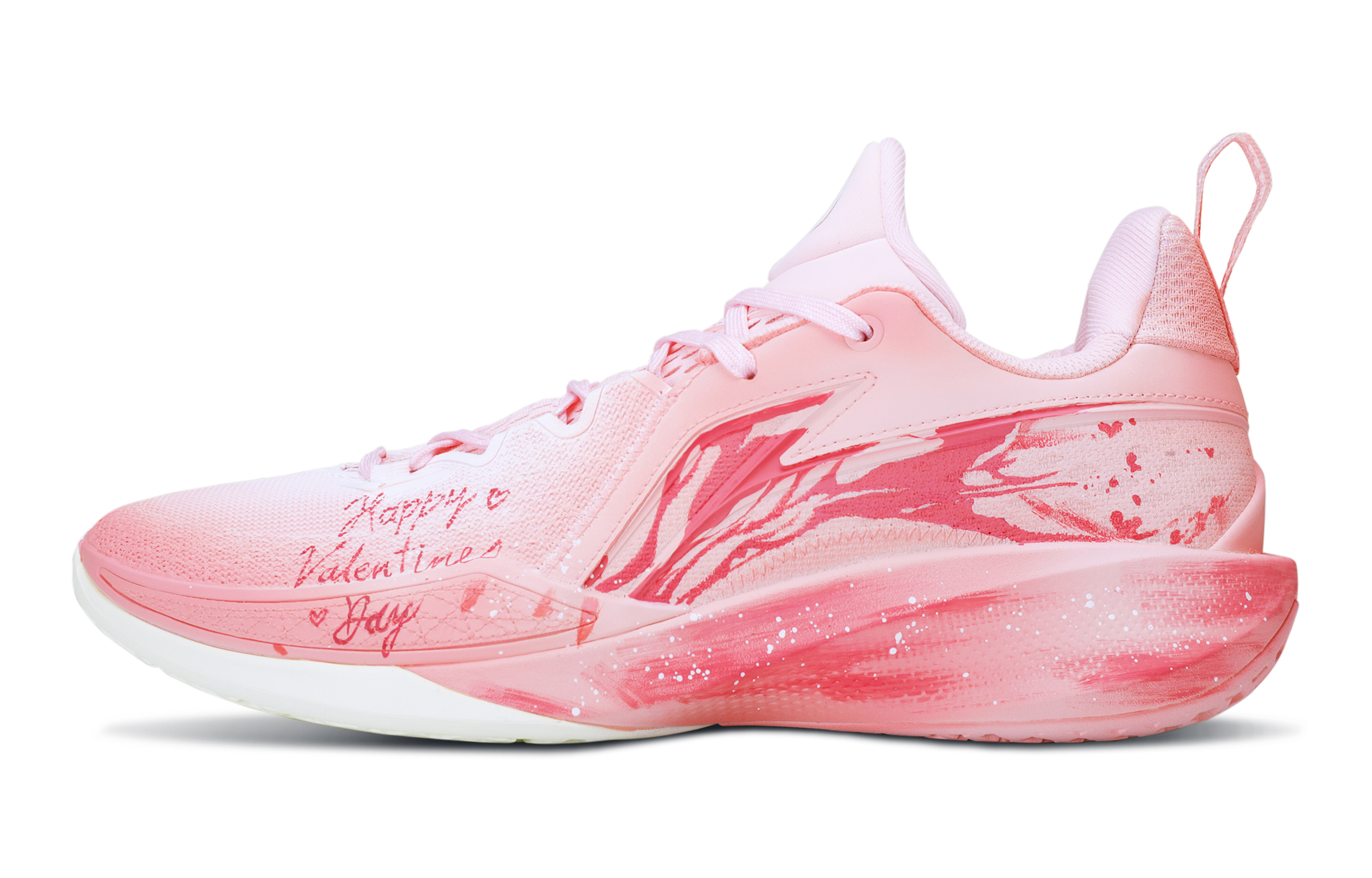LiNing Speed Ling 2 Cushioning, Wear Resistant Low top Basketball Shoes Men's Pink