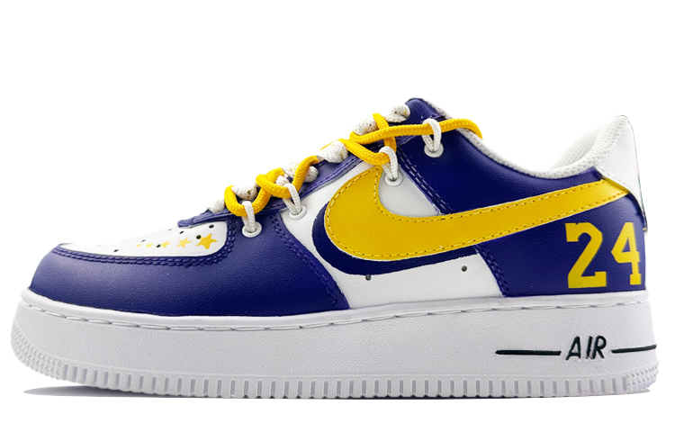 Nike Air Force 1 Low Low-Top Skateboard Shoes Men's Purple