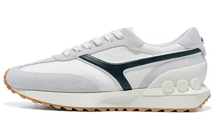 LI NING 1990 Zhengrong Low top Sports Casual Shoes Men's White Pine Jasper