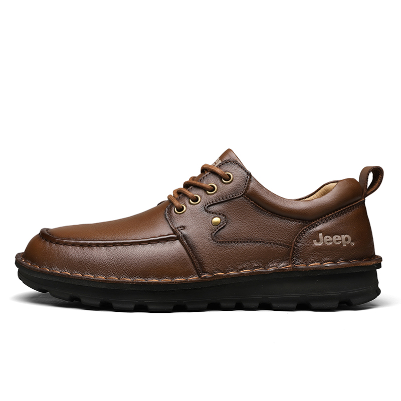 Jeep Dress Shoes Men's Low top Black/Brown купить в интернет-магазине Yoocart с быстрой доставкой по России.