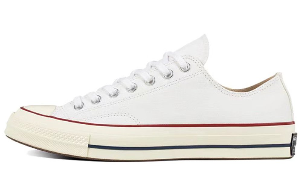 Converse 1970s Chuck Taylor High-Top Canvas Shoes Unisex White Red