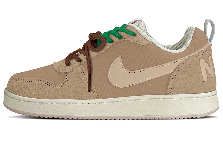 Nike Court Borough Low PRM Low-Top Skateboard Shoes Women's Beige Brown