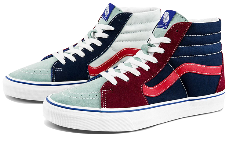 Vans SK8 HI MIX & MATCH Multi 'Red Blue' Women's