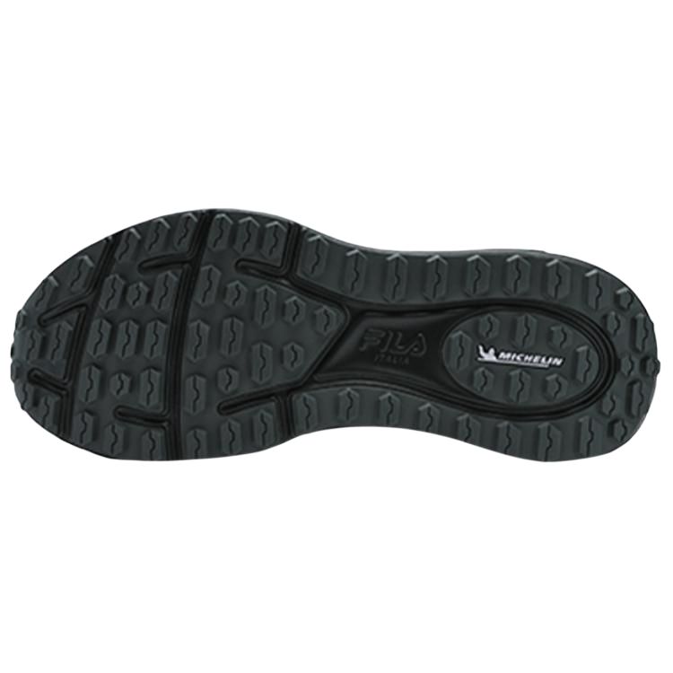 FILA EXPLORER Cushioned Slip-Resistant Support Lightweight Low-Top Outdoor Shoes Men's Black