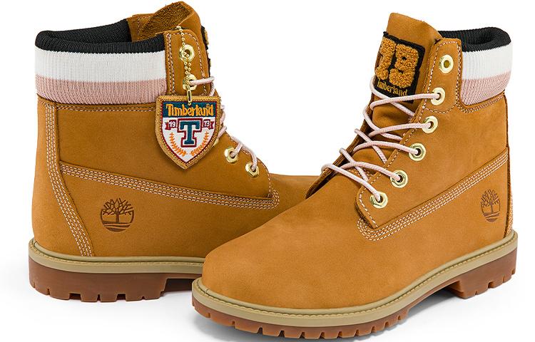 Timberland 6 Inch Heritage Premium Waterproof Boots 'Wheat Nubuck And Stripes' Women's купить в интернет-магазине Yoocart с быстрой доставкой по России.
