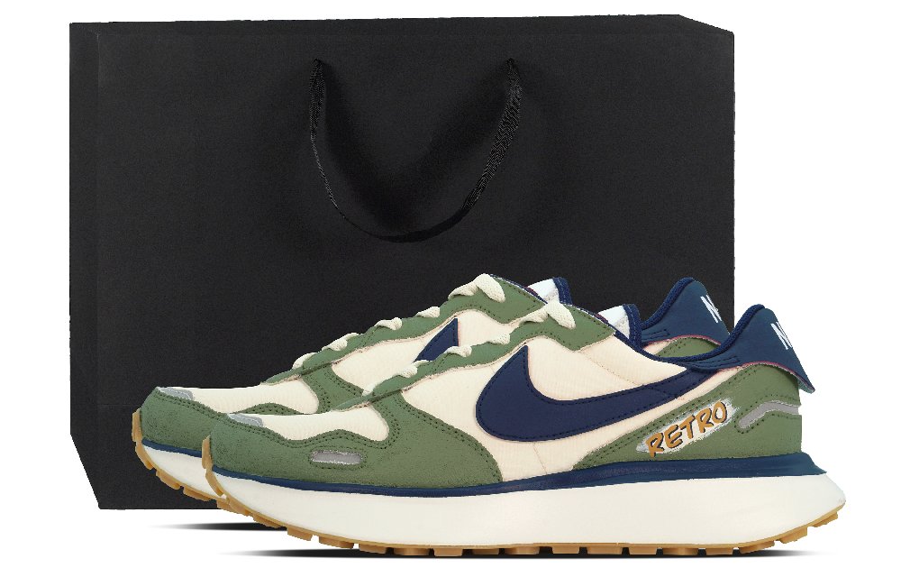Nike Phoenix Waffle Casual Shoes Unisex Low-Top White/Beige/Umber/Silver