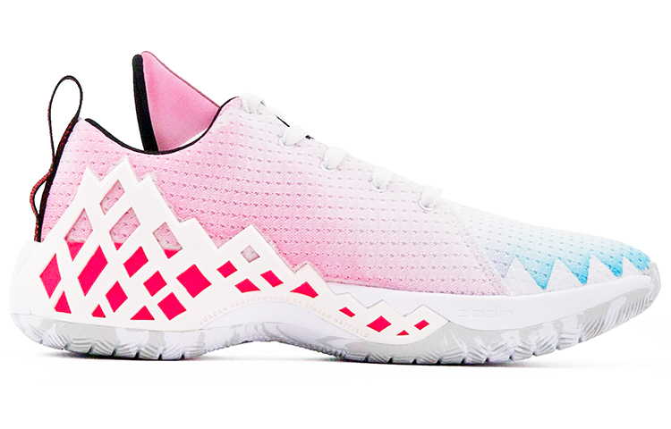 Jordan Jumpman Diamond Basketball Shoes Unisex Low top White/Blue/Pink/Green купить в интернет-магазине Yoocart с быстрой доставкой по России.