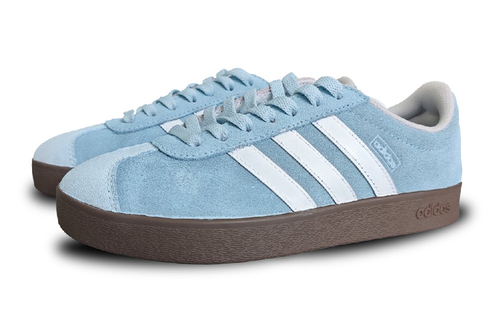 Adidas Neo VL Court Lifestyle Anti Slip Wear Resistant Low Top Skateboard Shoes Unisex Blue White