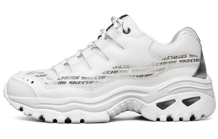 Skechers Energy Low Top Running Shoes White/Black Women's