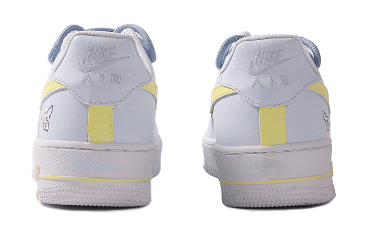 Nike Air Force 1 Low Low-Top Skateboard Shoes Women's White Blue купить в интернет-магазине Yoocart с быстрой доставкой по России.