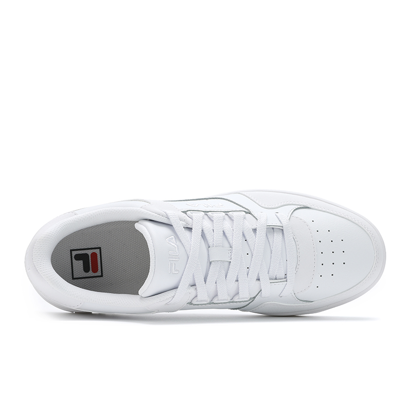 FILA Targa Abrasion Resistant Low Top Skateboard Shoes Men's White