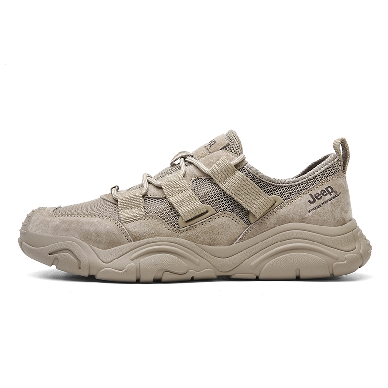 Jeep Low-Top Outdoor Shoes Unisex Khaki