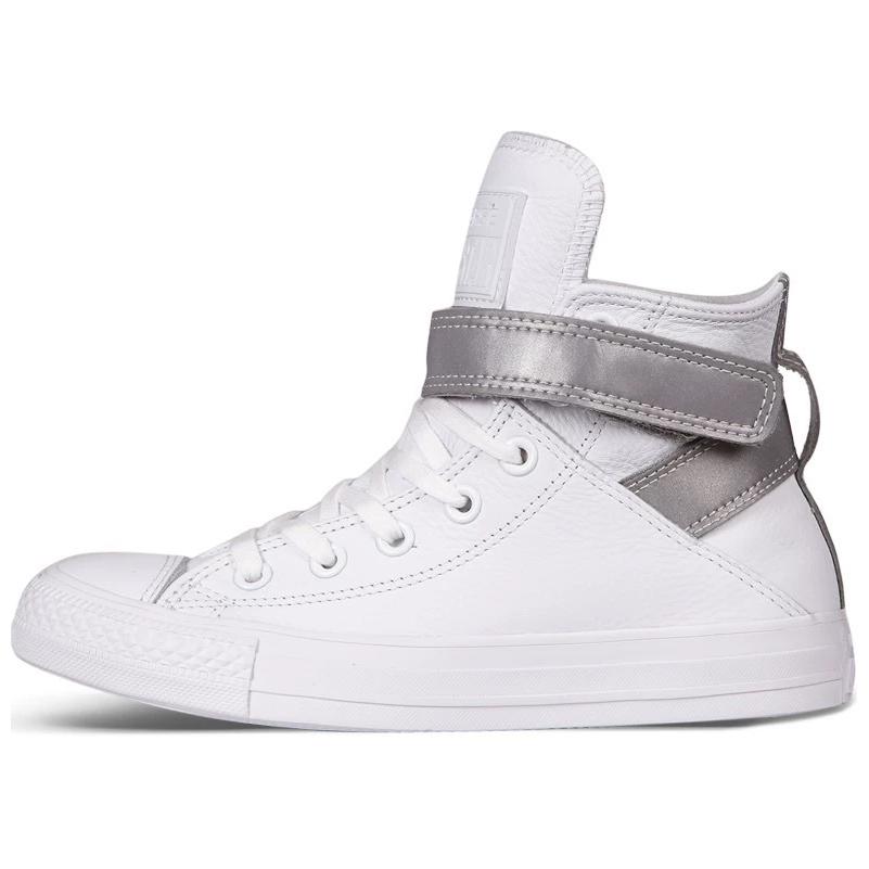 Converse Women's Chuck Taylor All Star Brea Reflective Hi 'White Silver' Women's