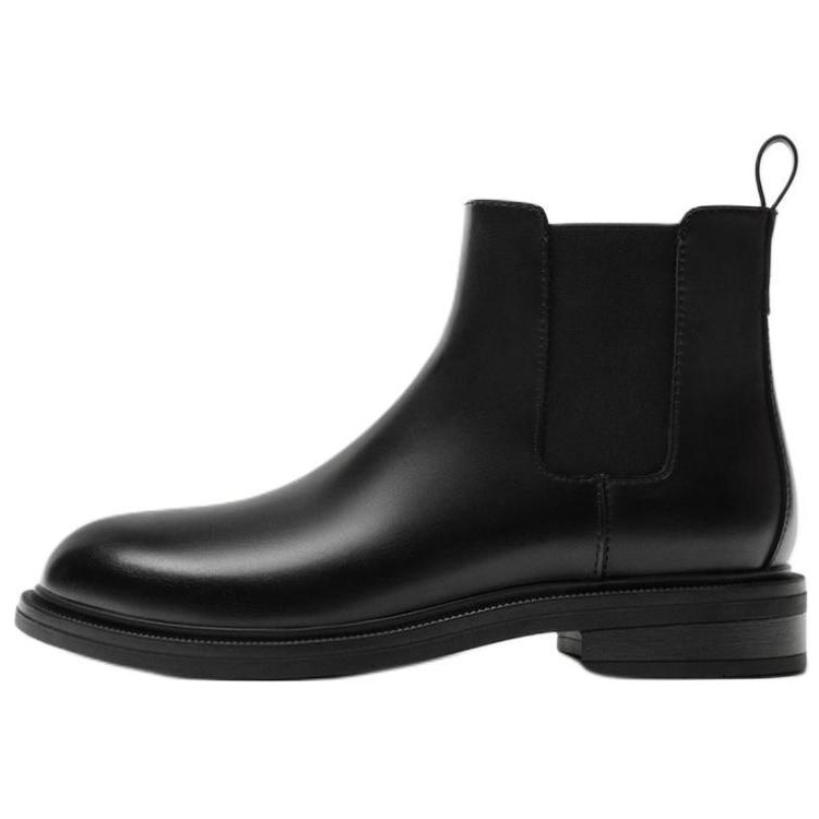 ZARA Short Chelsea Boots Men's Black