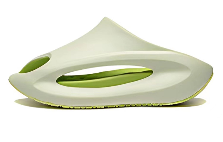 LiNing Yun You Slay Quiet Abrasion Resistant Slide Slippers Unisex Apple Green